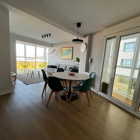 1e143 5 En Primera Linea De Playa Apartment Gijon